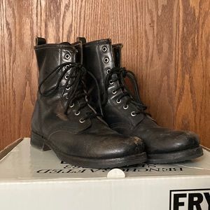 Frye Combat Boots Size 9